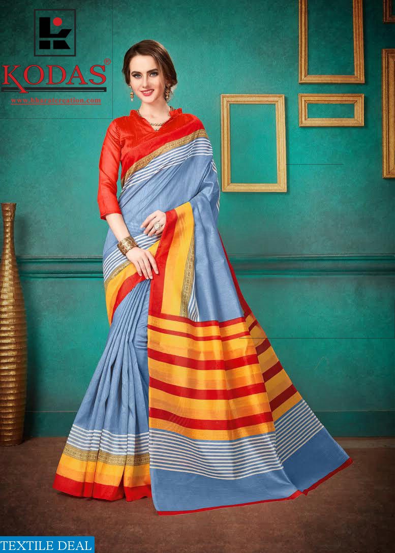 Kodas naaz Wholesale poly cotton Indian Saree